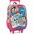 Mochila Infantil com Rodinha Turma da Mônica G Rosa - Imagem 1