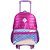 Mochila Infantil com Rodinha ARCO IRIS PLUS G PINK 48CM - Imagem 2