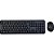 Kit Teclado e Mouse sem Fio 1200 DPI Preto - Imagem 1