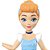 Boneca Disney Princesa Mini Cinderela 9CM - Imagem 5