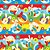 Papel Presente Bobina Couchê 60CM Coelho Cores Bobina C/100M - Imagem 2