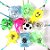 Kit 35óculos+30tiaras+100pulseiras Neon+50colar Pisca+20marb - Imagem 2