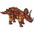 Brinquedo Pedagógico Madeira Triceratops 3D - 52 Peças - Imagem 1