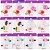 Acessório para Cabelo Presilha Infantil CANDY com 2 Sortidas Pacote com 12 - Imagem 3