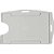 Protetor para Crachá Rígido Branco 54X86MM Pacote com 10 Unidades - Imagem 1