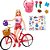 Barbie Estate Conjunto Bicicleta com Boneca e Cachorro - Imagem 6