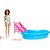 Barbie Estate Piscina GLAM com Boneca Morena - Imagem 1