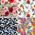 Papel de Presente 50X60CM Couchê Fantasia Feminino I 4 Modelos - Pacote com 40 - Imagem 1