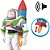 Boneco Pixar TOY STORY BUZZ Lightyear 30CM com Frases e SONS - Imagem 7