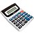 Calculadora de Mesa 8 Dígitos Prata Office com Bateria - Imagem 3