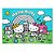 QUEBRA-CABEÇA Cartonado Hello KITTY para Colorir 4 em 1 - Imagem 6