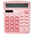 Calculadora de Mesa 12 Dígitos Rosa Neo Solar Letron - Imagem 2
