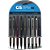 Caneta Retrátil CIS Metálic BPM-07 1.0MM Azul Display com 12 - Imagem 1