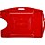 Protetor para Crachá Rígido Vermelho 54X86MM Pacote C/ 10 - Imagem 2