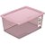 Caixa Plástica Multiuso Rose 30L 37,8X53X23,5 com Tampa - Imagem 2