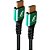 Cabo HDMI 3,0M 2.1V Emborrachado Preto - Resolução 8K - Imagem 1