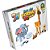 Brinquedo Pedagógico Formas 3D ELEFANTE/GIRAFA MDF - Imagem 5