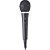 Microfone P10 com Fio 3M. Preto - Imagem 1