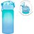 Garrafa Plástica Degradê Azul 450ML com Fliptop - Imagem 4
