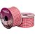 Fita de Cetim 38MMX10M. Xadrez Vermelho - Imagem 1