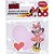 Bloco de Recado Autoadesivo 8X7,5 CM Minnie Coração 50 Folhas - Imagem 2