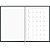 Agenda Executiva 2025 Milano Costurada Diária 176 Folhas Preto 13,4X19,2CM - Pacote com 4 Unidades - Imagem 3