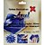 Folha Decorada para Artesanato 14X14CM Azul – Pacote com 25 Folhas Make+ - Imagem 1