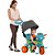 Triciclo Velocipede com Capota para Passeio e Pedal Azul - Imagem 3