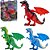 Dinossauro Dragao 16CM Cartela - Imagem 6