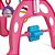 Brinquedo para Bebê BABY GYM Rosa - Imagem 3