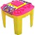 Brinquedo para Montar Mesa de Atividades Blocolandia Rosa 24 Peças - Imagem 1
