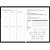 Agenda Permanente Preta Executiva 192F 145X205MM Pacote com 04 - Imagem 2