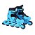 Patins KIT Inline Ajustável Azul Tamanho 34-37 - Imagem 2