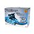 Patins KIT Inline Ajustável Azul Tamanho 34-37 - Imagem 5