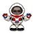 Robô Dancing Astronauta SOM/LUZ - Imagem 3