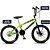 Bicicleta ARO 20 SKILL BOY Amarelo Neon - Imagem 3