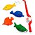 Jogo Diverso Vamos Pescar com 4 Peixes e 1 Vara - Imagem 3