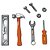 Brincando de Profissões KIT Ferramentas Pequeno 8 Peças - Imagem 1