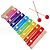 Instrumento Musical Xilofone Infantil 24X12 CM - Imagem 1