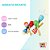 Instrumento Musical Maraca Infantil 13 CM Sortido - Imagem 3