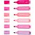 Caneta Marca Texto PINK Vibes 6 Cores Estojo - Imagem 3