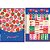 Caderno 1X1 Capa Dura BE BERRY 80 Folhas Pacote com 4 Unidades - Imagem 3