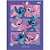 Caderno Brochura 1/4 Capa Dura STITCH 80 Folhas Pacote com 10 - Imagem 2