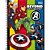 Caderno 10X1 Capa Dura Avengers 160 Folhas com Divisórias - Imagem 4