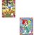 Caderno Caligrafia Capa Dura Princesas 40 Folhas Brochura Vertical Pacote com 05 - Imagem 1