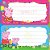 Etiqueta Escolar Decorada Peppa PIG com 8 Etiquetas 100X208MM PCT. C/10 - Imagem 3