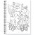 Caderno 01X1 Capa Dura Sua ARTE para Colorir 80 Folhas Pacote com 04 - Imagem 6