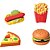 Borracha Decorada Foods TRENDS Marmitinha Sortida Display com 12 Unidades - Imagem 7