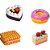 Borracha Decorada Foods TRENDS Marmitinha Sortida Display com 12 Unidades - Imagem 8