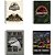 Caderno Universitário 10X1 Capa Dura Jurassic PARK 160 Folhas com Adesivos Pacote com 4 - Imagem 1